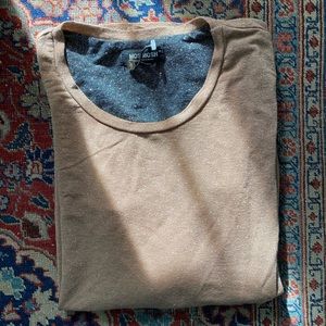 MOS MOSH gold glittery long sleeve top